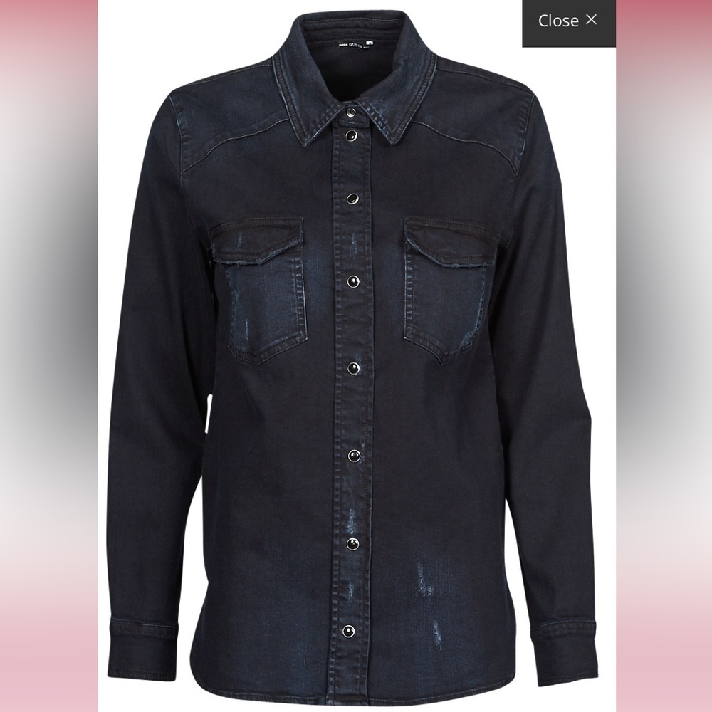 New! Guess jeans denim shirt